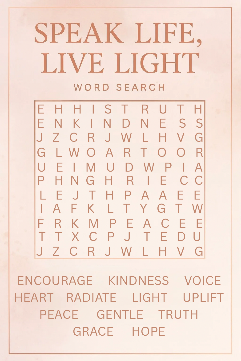 G.L.O.W. - God's Light On Women©️ (Digital Download)