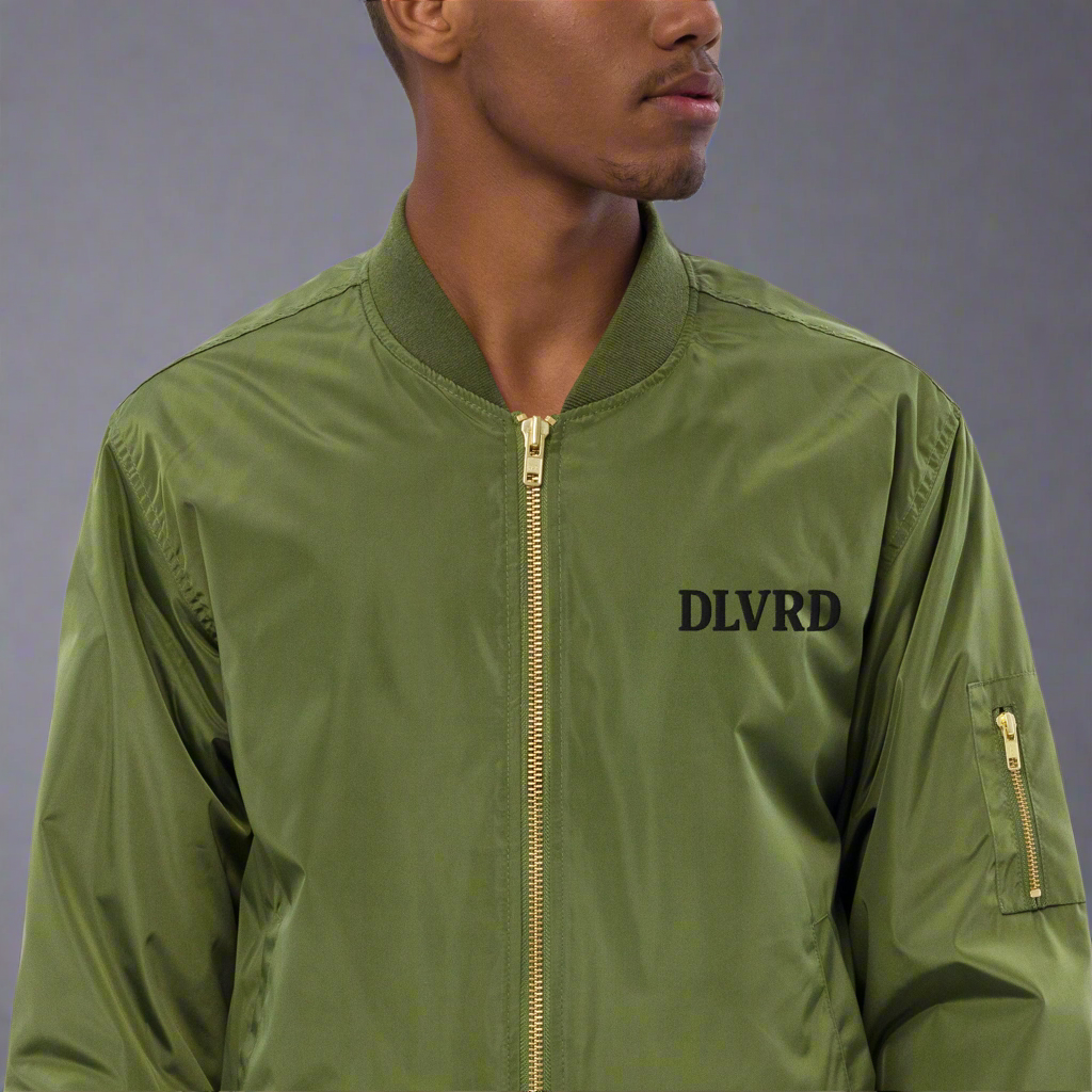 The DLVRD Bomber Jacket©️
