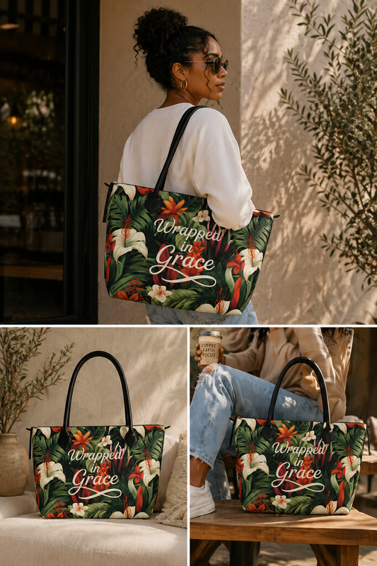 Wrapped in Grace Tote