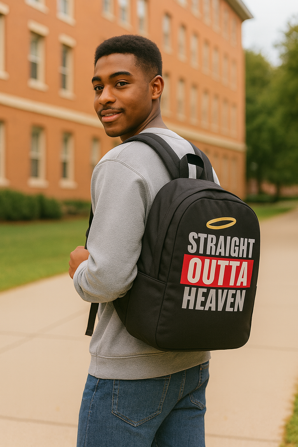 Straight out of Heaven Backpack©️