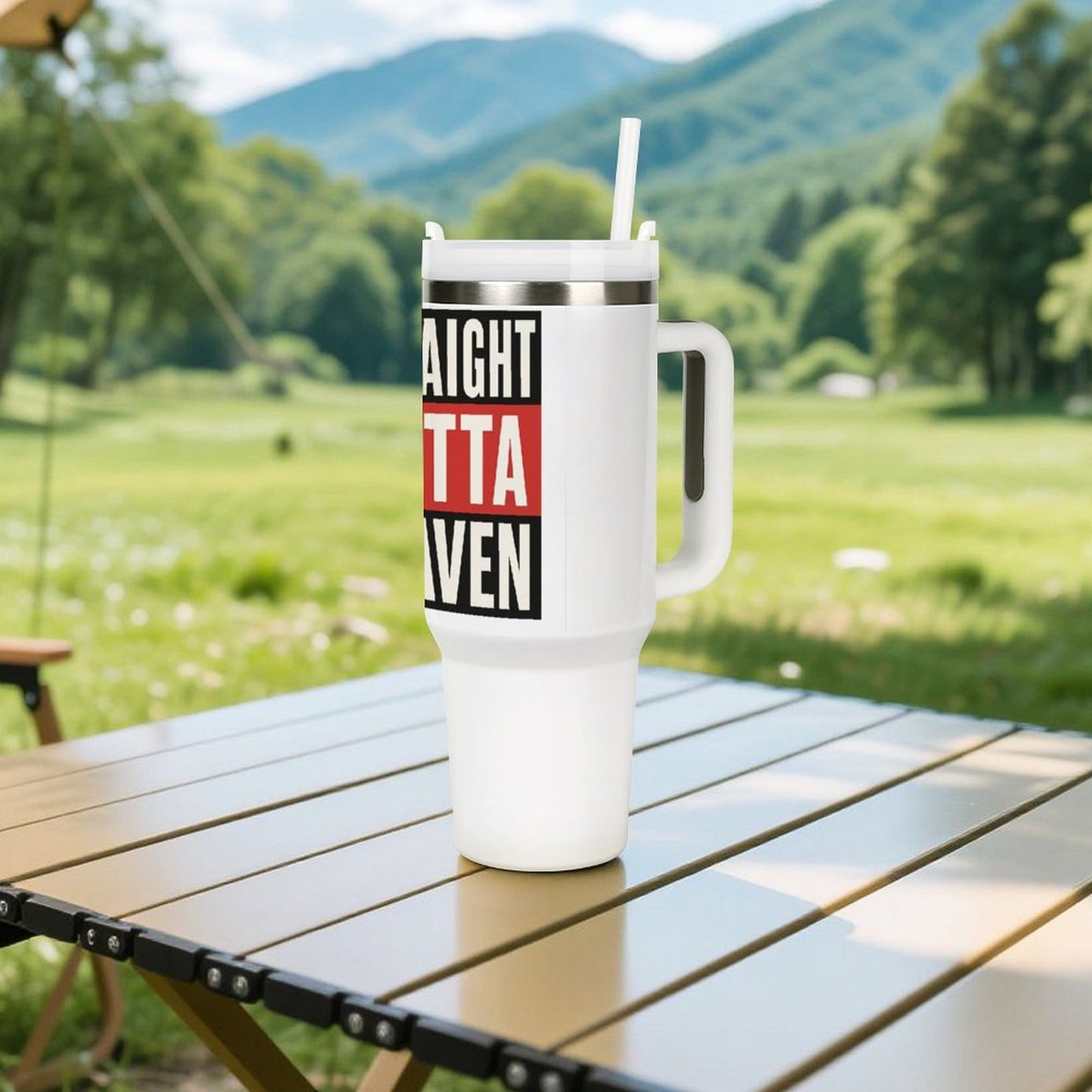 Straight Outta Heaven 40oz Tumbler©️