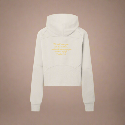 Still Covered Crop Hoodie©️