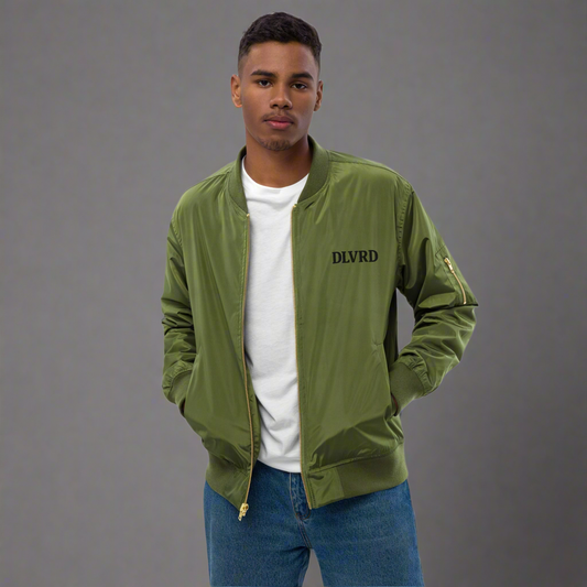 The DLVRD Bomber Jacket©️