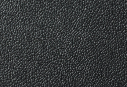 Noir edition tote in textured nappa leather, pebbled grain surface close-up