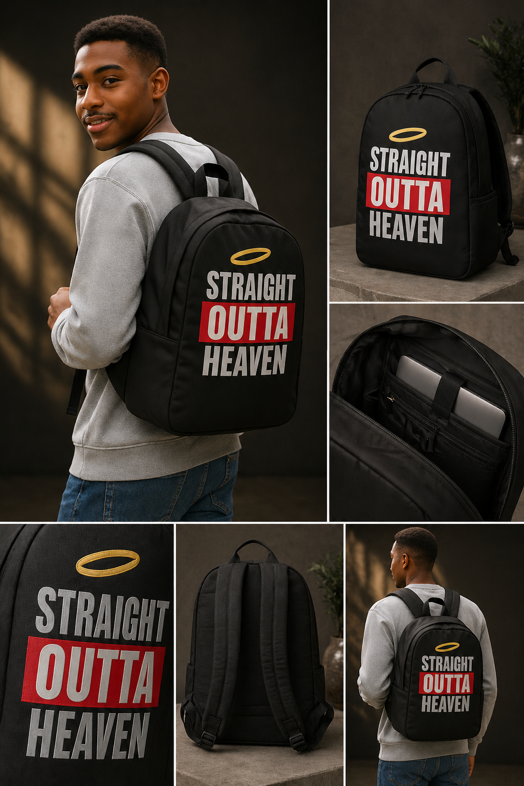 Straight out of Heaven Backpack