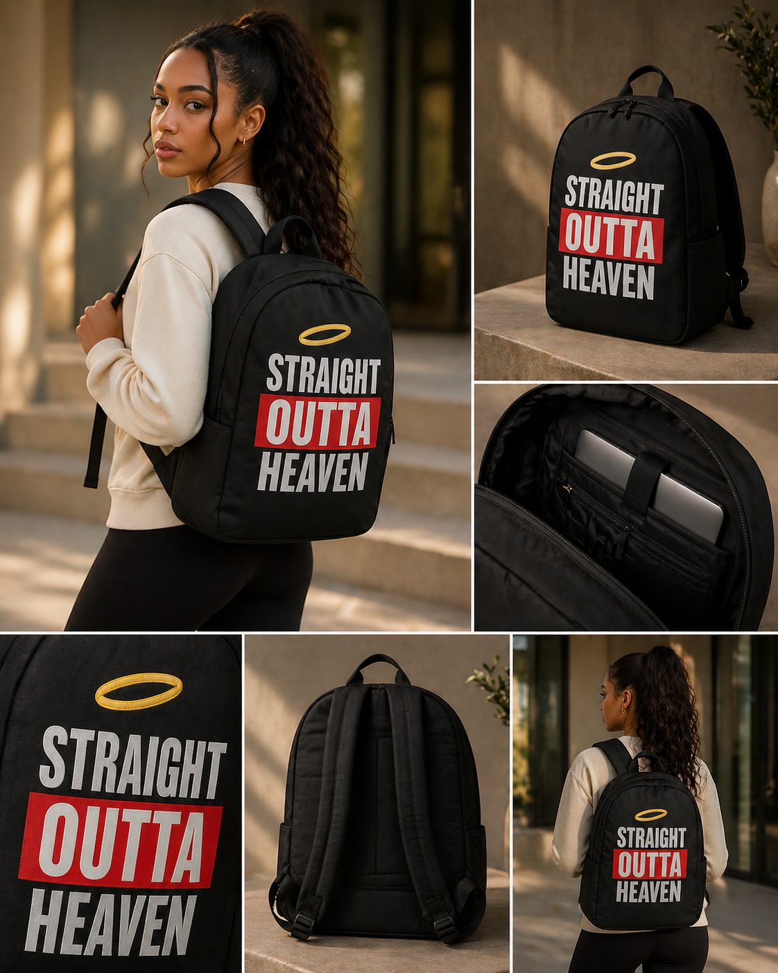 Straight out of Heaven Backpack