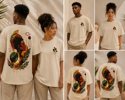 Rooted in Gold Oversized Tee