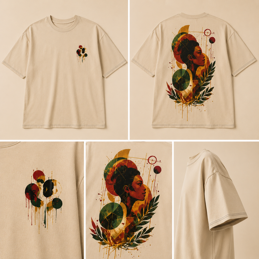 Rooted in Gold Oversized Tee