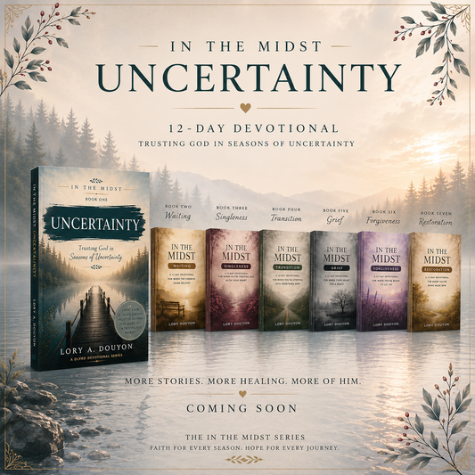 7 book spread for the “In the Midst Series” Coming soon