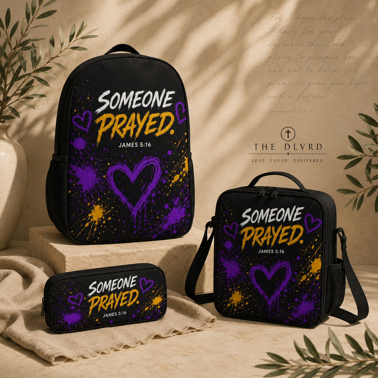 3 PCS Back to School Set | Someone Prayed