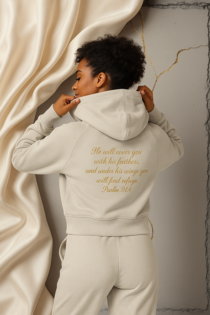 Still Covered Crop Hoodie©️