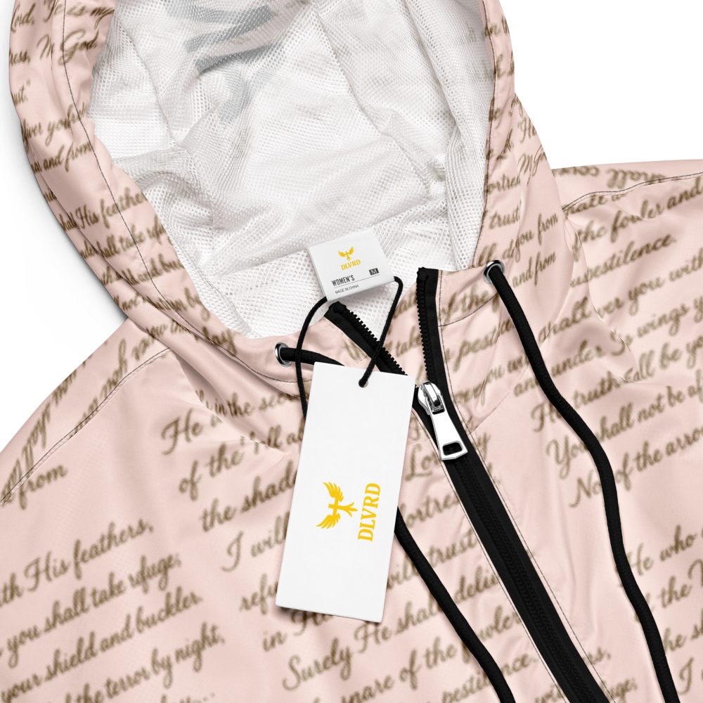 Covered & Kept Anointed Hood– Sanctuary Windbreaker©️