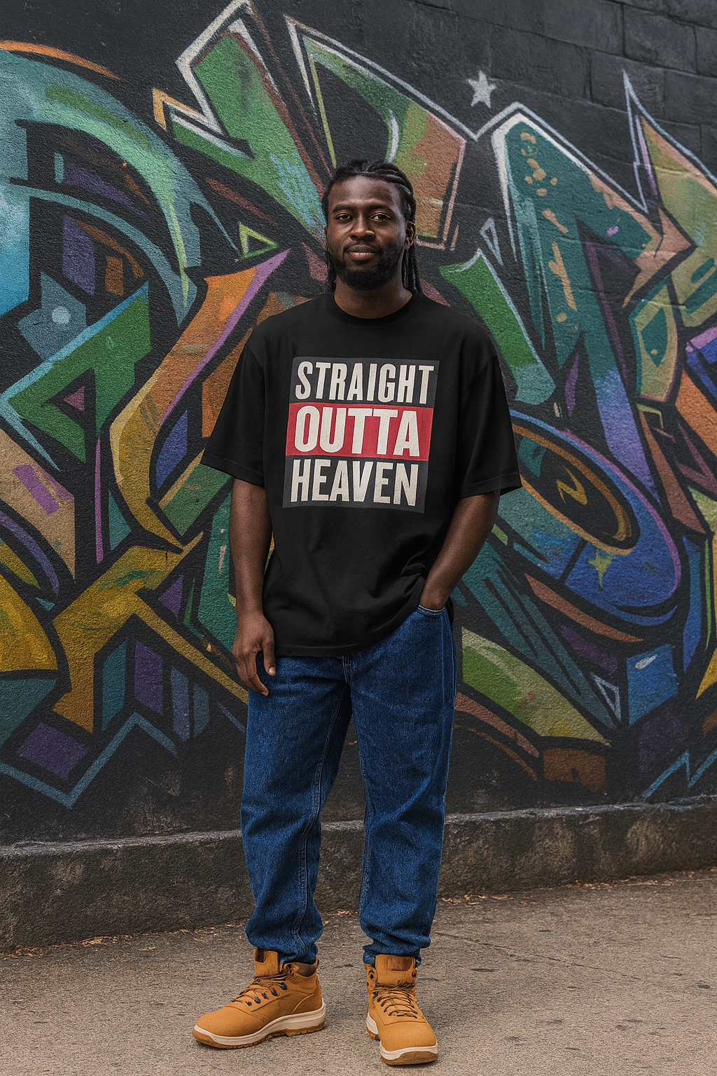 Straight Outta Heaven©️ Premium Tee