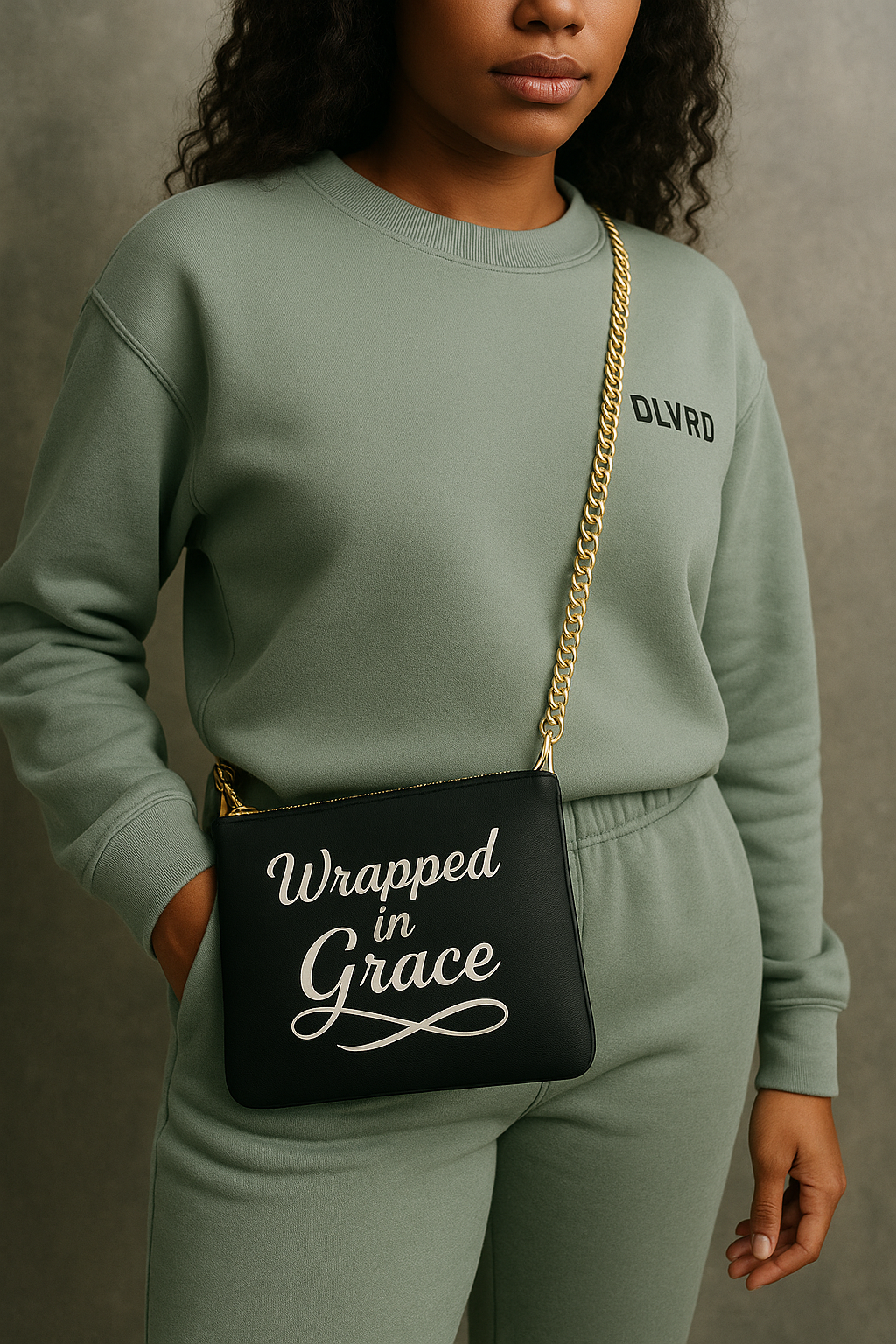 Wrapped in Grace Crossbody Clutch©️